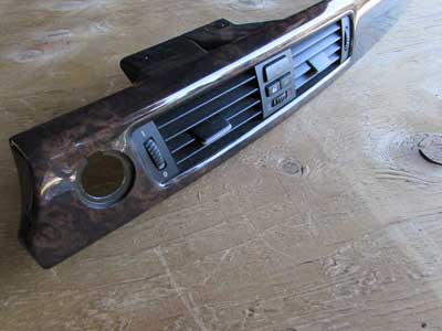 BMW Dash Wood Trim Panel Cover, Right 51457132851 E90 323i 328i 335i M32